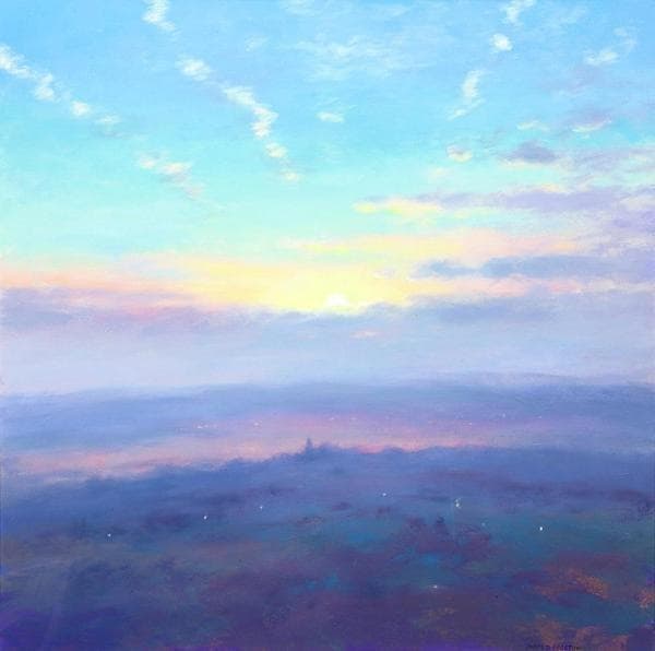 大型油絵 ジェームズ・プレストン James Preston 約30号 証明書