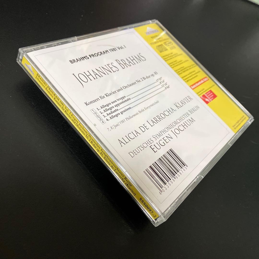 【売約済】ラローチャ(p) ヨッフム＆ベルリンドイツ響／ブラームスp協奏曲第2番