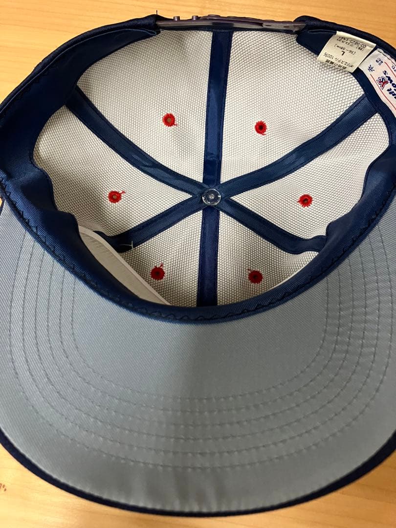 東京ヤクルトスワローズ　当時　キャップ　帽子　昭和　レプリカ　復刻　レトロ　L