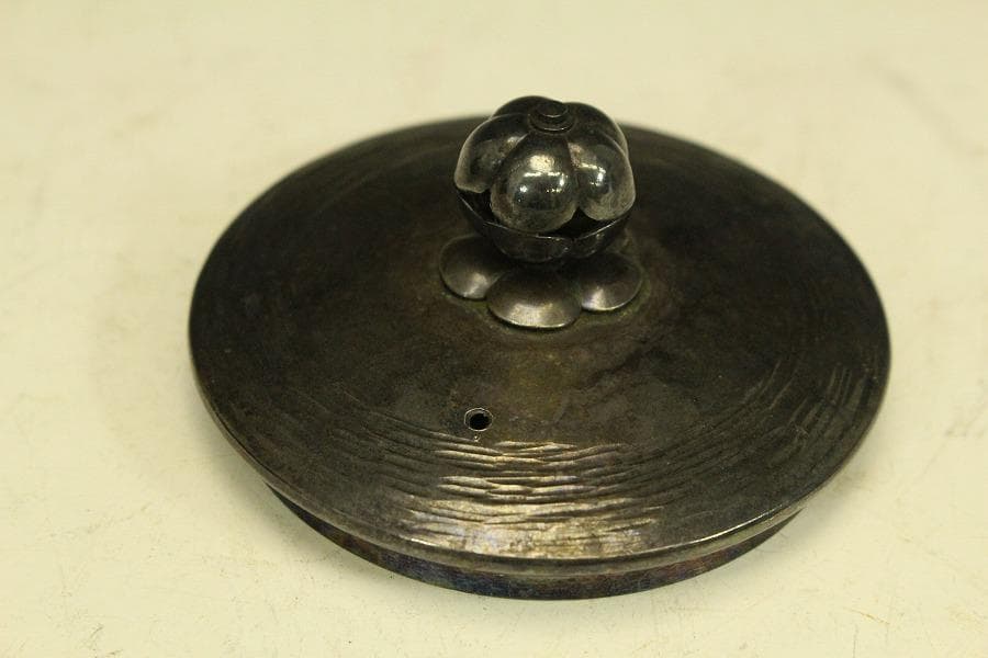 茶道具 昭和レトロ 秀峰堂 いぶし銀 急須 薬缶 湯沸し 890