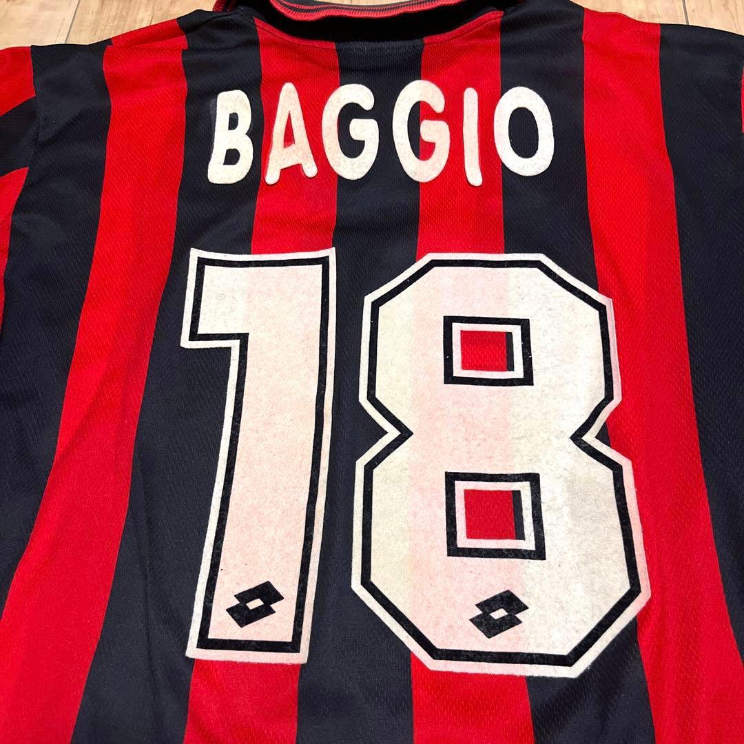 AC ミラン lotto ロット ロベルト バッジョ ユニホーム サイズ L