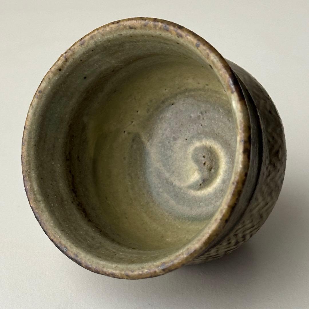 島岡達三 益子焼 酒器 象嵌 ぐい呑 共箱