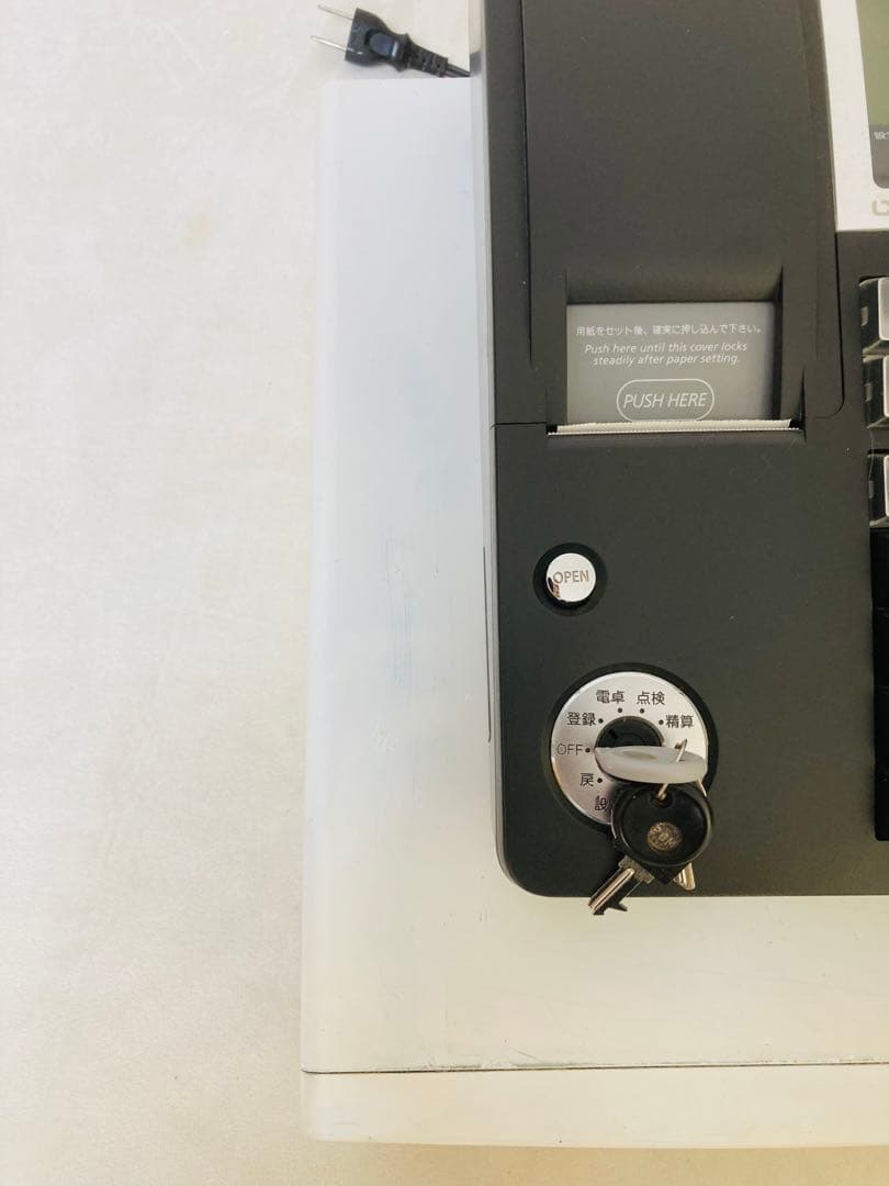 カシオ　CASIO　電子レジスター　レジ　TE-300　TE300　黒色ブラック