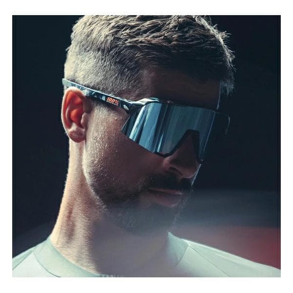 100% S3 ブラックホログラフィック ワンハンドレッド サングラス