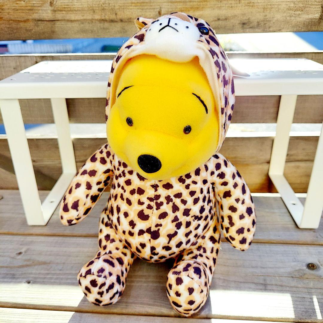 ディズニー くまのプーさん 着ぐるみ ぬいぐるみ 蜂蜜瓶 小物入れ 未使用 美品