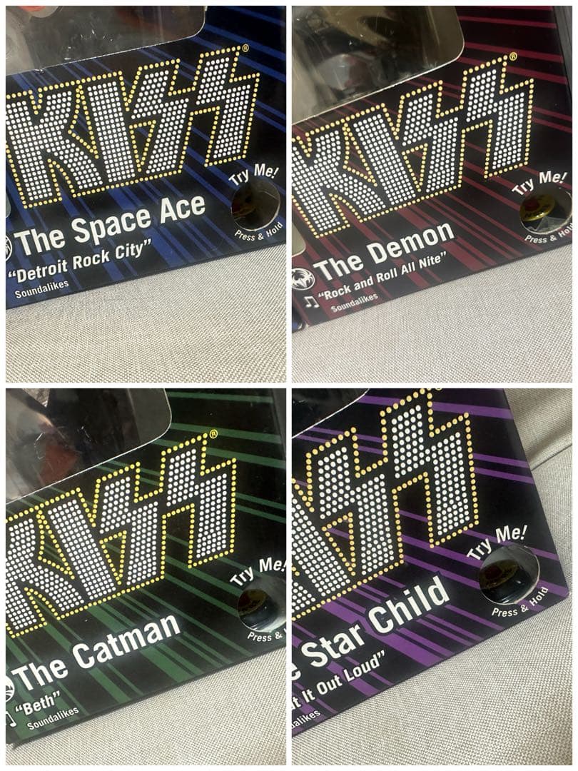 短期値下♡KISSフィギュア4体KISS Figures Soundalikes