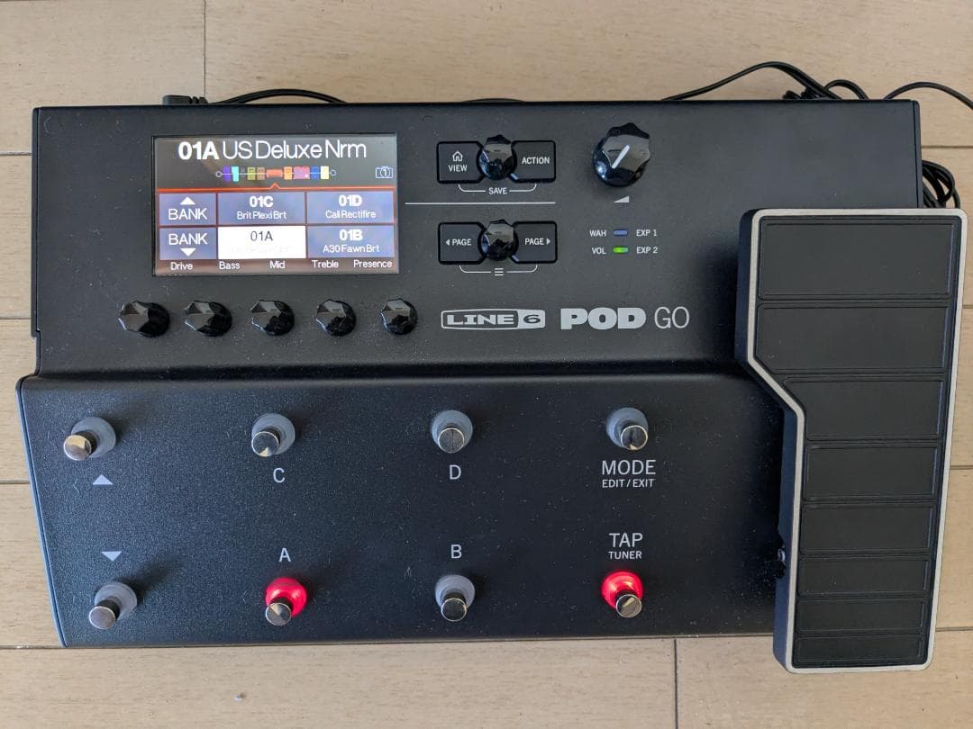 Line6 Pod Go ギター マルチエフェクター
