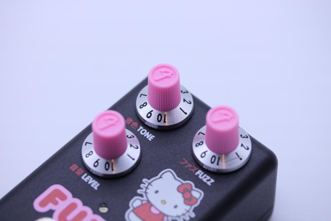 Fender Hello Kitty Fuzz エフェクター 黒 キティ☆