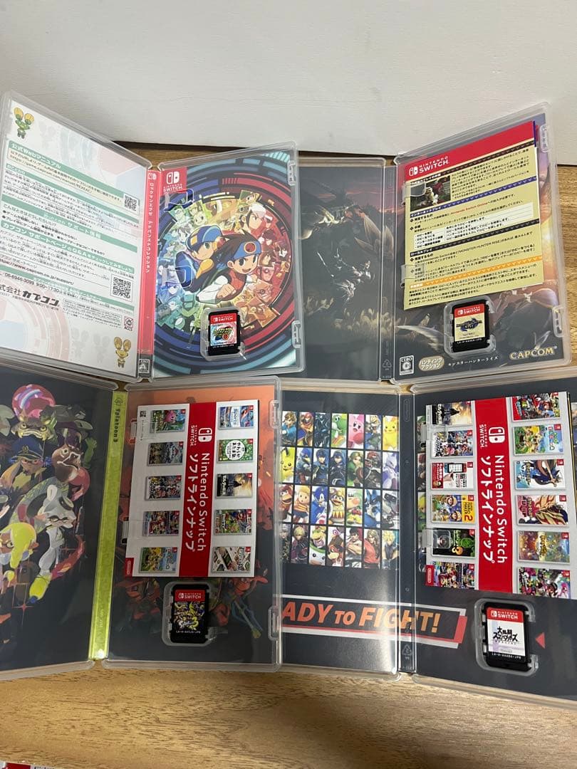 フ*リ様 Switch 本体＋スマブラ・スプラ・モンハンライズ等セット｜美品・フ