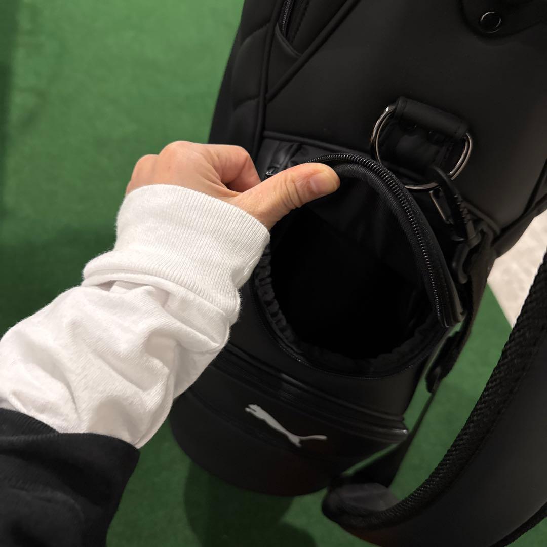 PUMA キャディバック 黒 マットブラック 美品