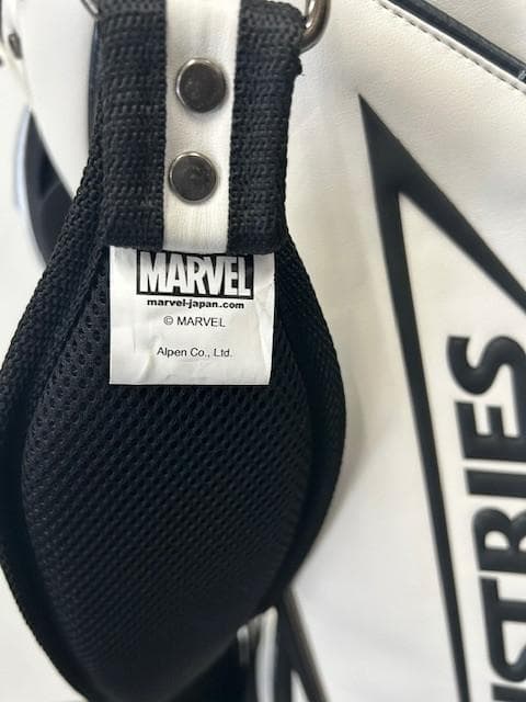MARVEL STARK INDUSTRIES ホワイトキャディバッグ　9.5型
