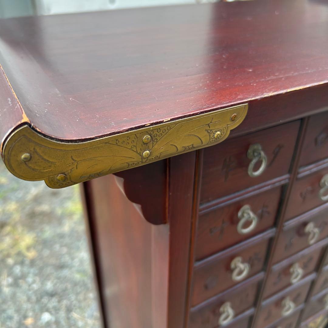 東洋家具 韓国 19引き出し　薬箪笥　アポセカリーチェスト　木製