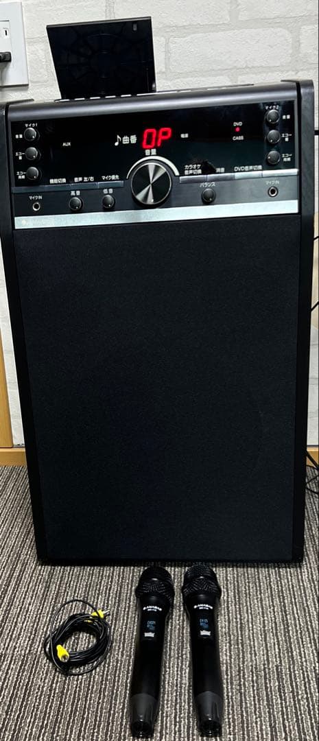 ANABAS アナバス DVD-K110 マイク付 カラオケセット