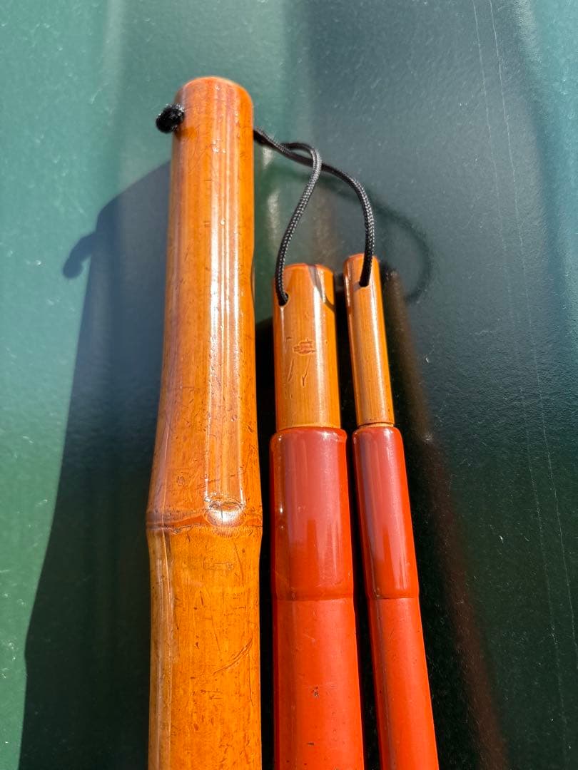 竿敏　石鯛竿　3本半　竹竿　和竿