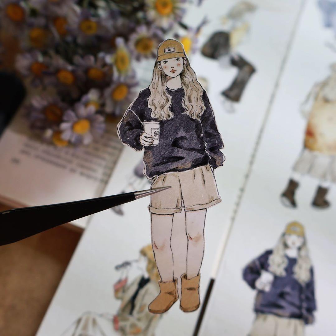 壹洱原创《暖洋洋》海外マスキングテープ　マステ 【2359】