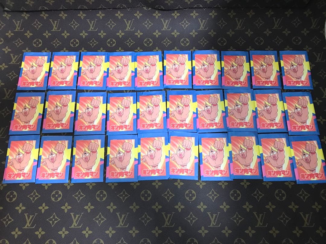 人気商品、廃盤、80's、当時物　キン肉マン　山勝　ミニカード　完品