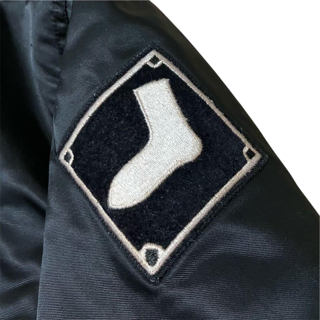 80s STARTER USA製MLB ホワイトソックス スタジャン ジャケット