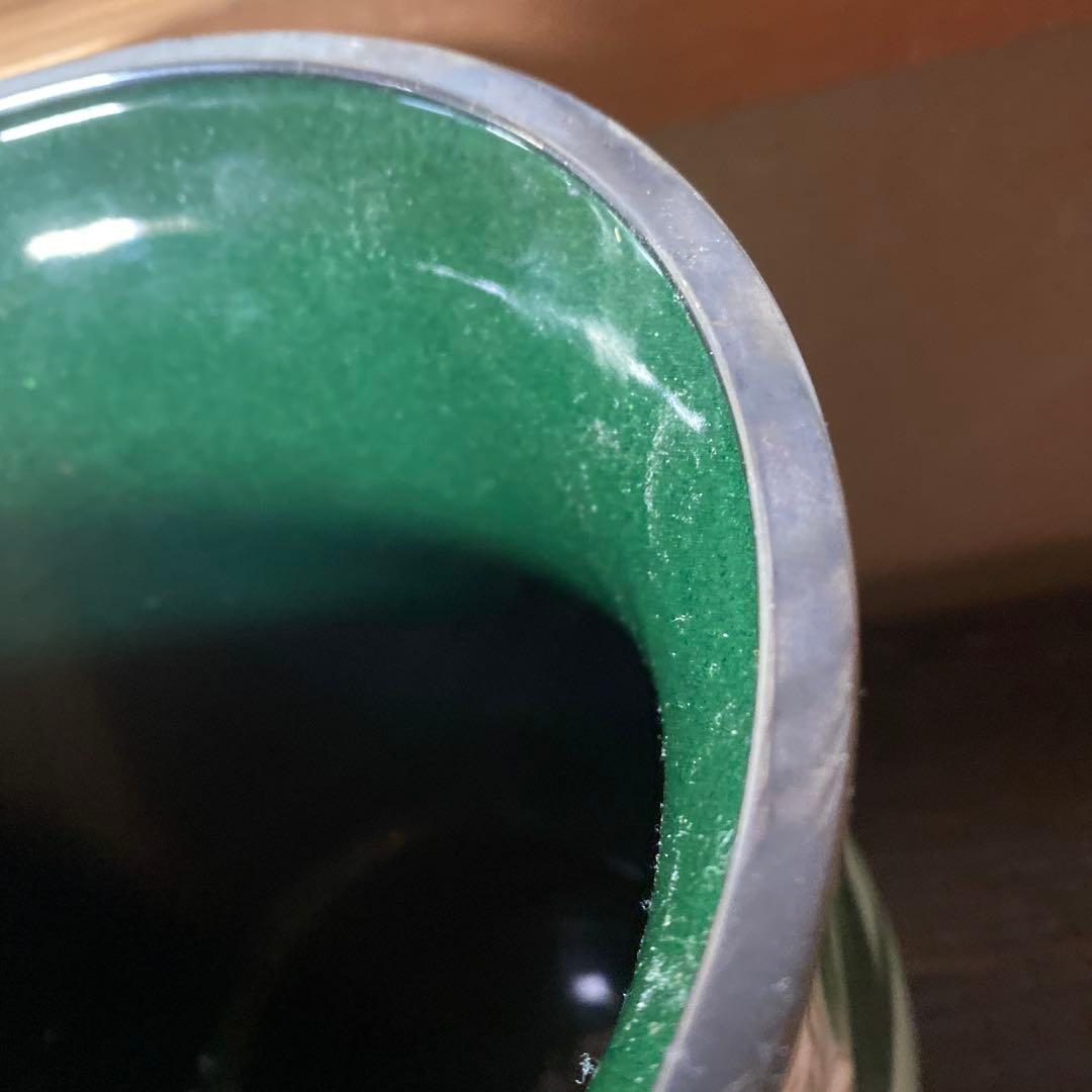 安藤七宝花図花瓶25cm18cm