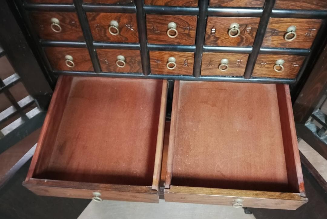 和箪笥 薬箪笥風 小引き出し収納 時代家具 古民家 古道具