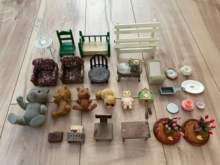 値下げ‼️シルバニアファミリーまとめて‼️初期レア森のレストラン&あかりの灯るお家