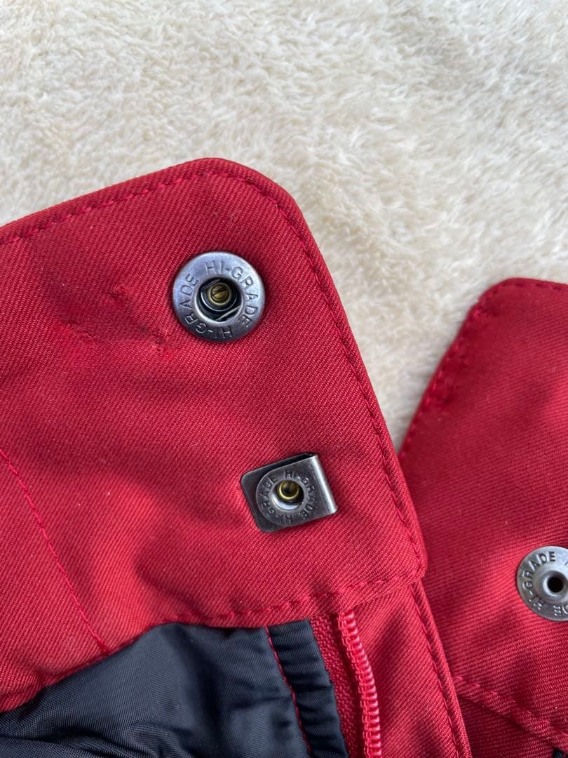 美品DESCENTEデサント スキーウェア上下 ホワイト/レッド Mサイズ