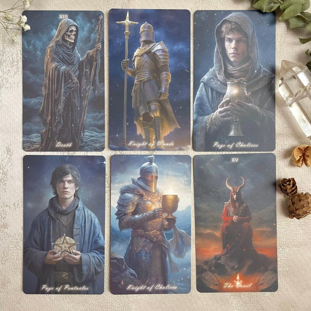 【正規品タロットカード】入手困難な海外美麗デッキ✨星空の夜のタロット