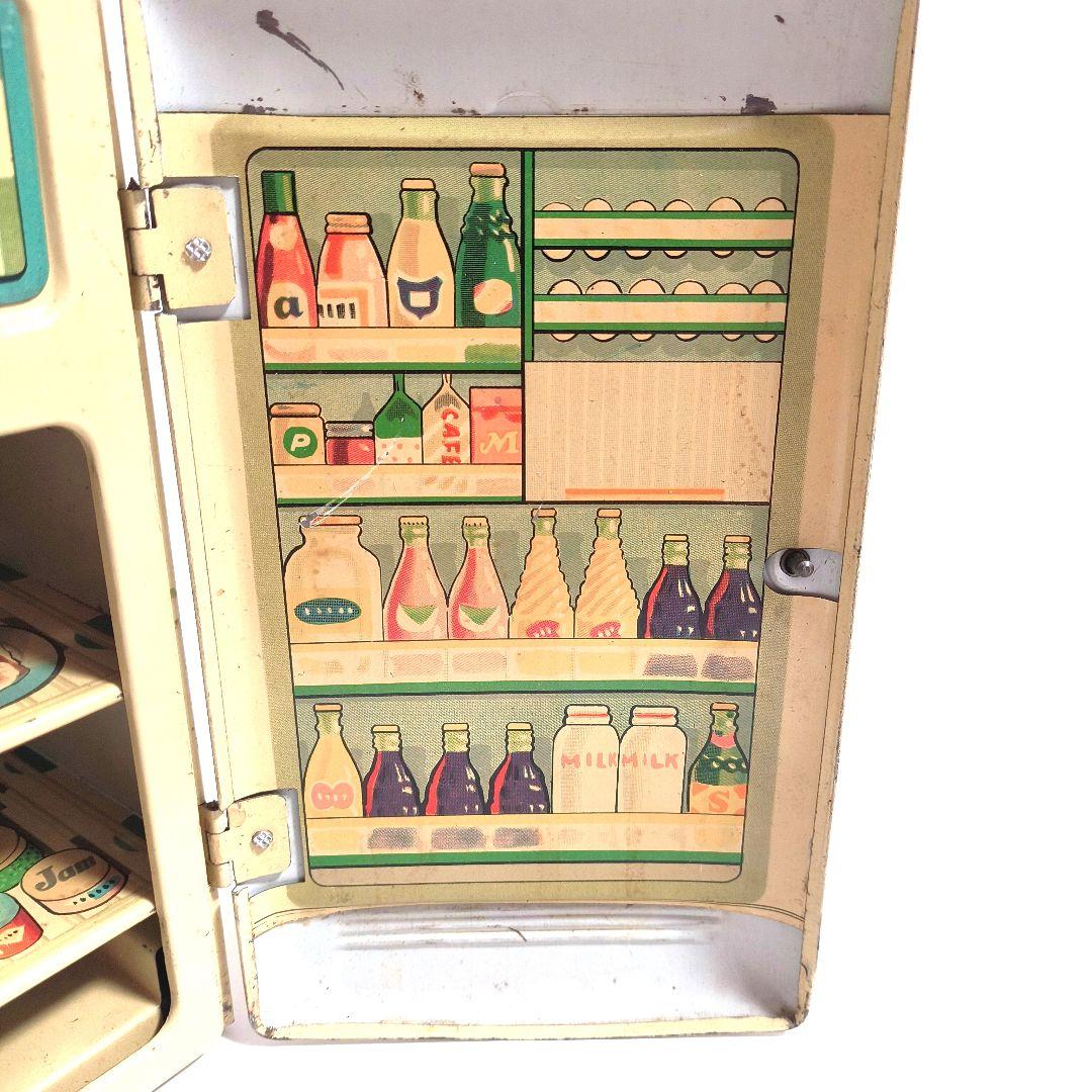 ビンテージ ブリキのおもちゃ 冷蔵庫 JAPAN 増田屋製