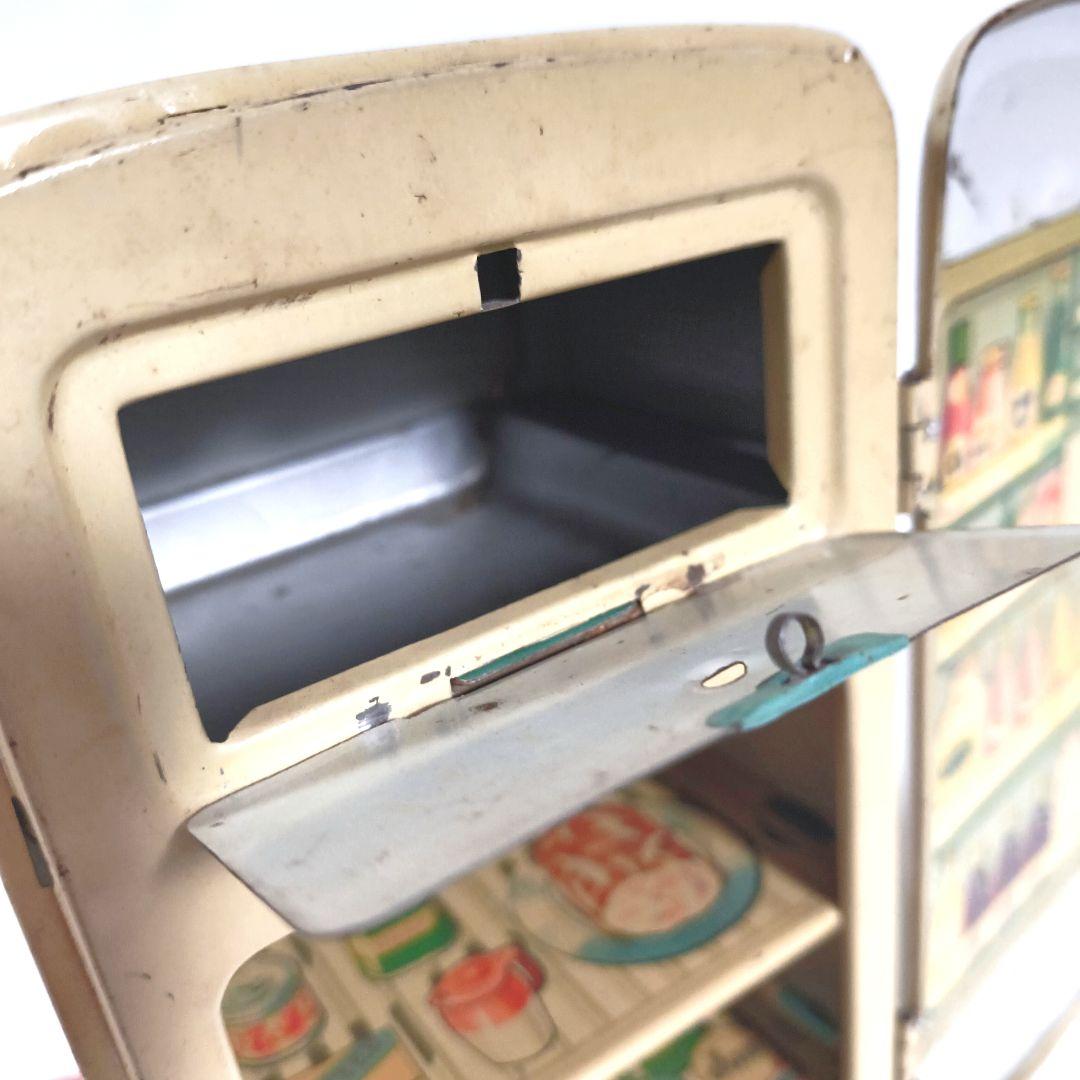 ビンテージ ブリキのおもちゃ 冷蔵庫 JAPAN 増田屋製