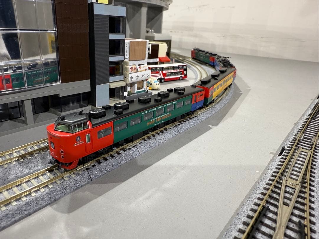 JR九州485系特急電車ハウステンボス4両セット 98252TOMIX