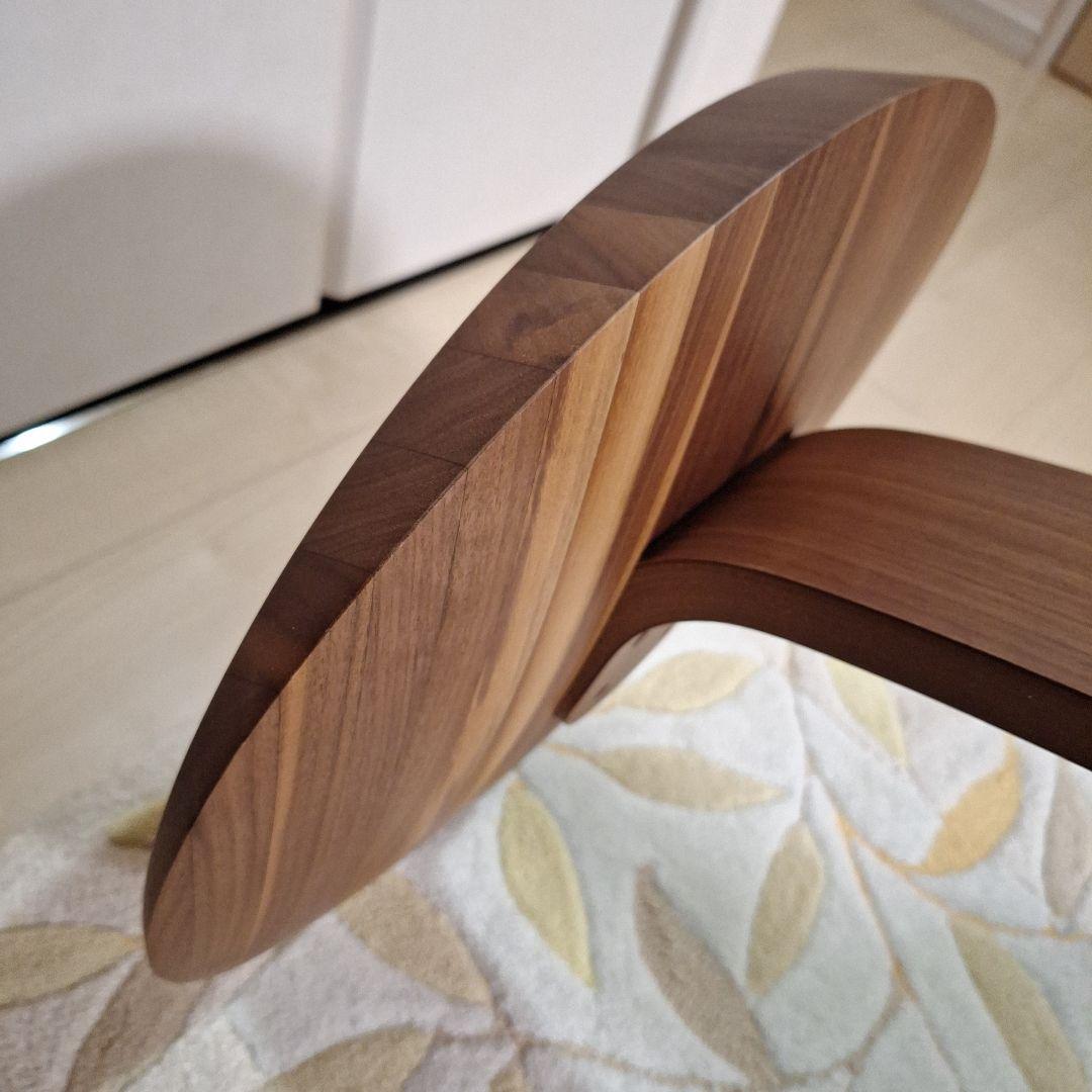 カリモク正規品 サイドテーブル TUO107 天然木ウォールナット材ナチュラル色