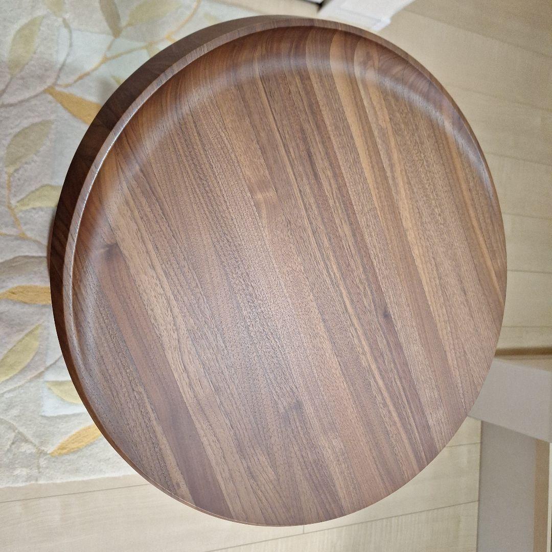 カリモク正規品 サイドテーブル TUO107 天然木ウォールナット材ナチュラル色