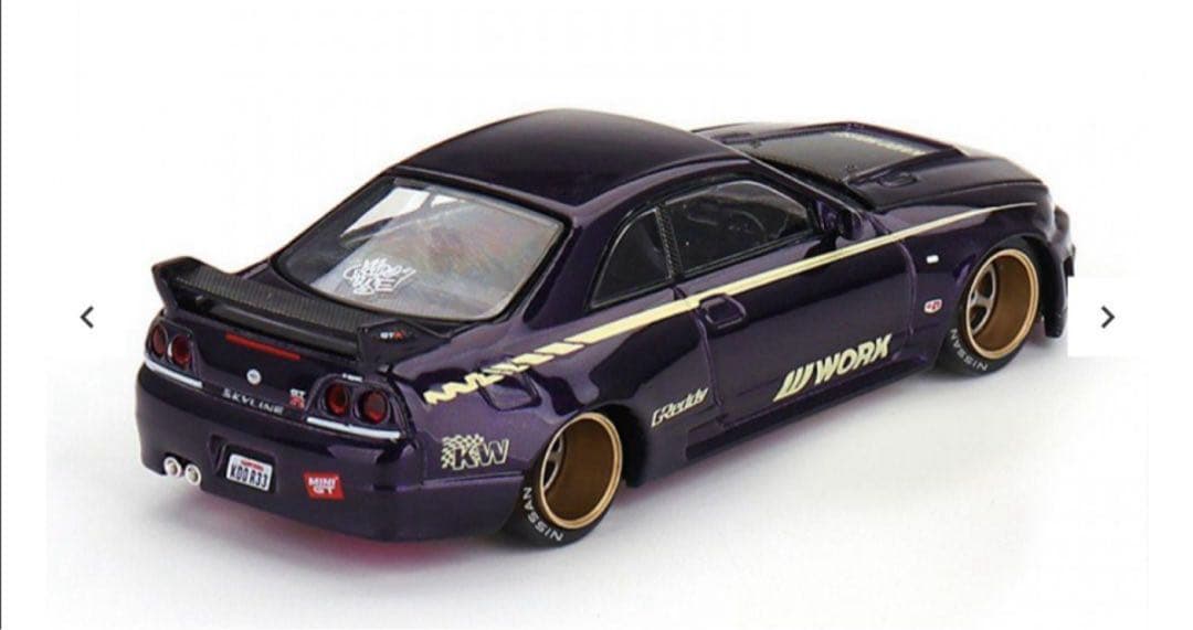 MINIGT 街道ハウス 日産 スカイライン GT-R R33 2台セット