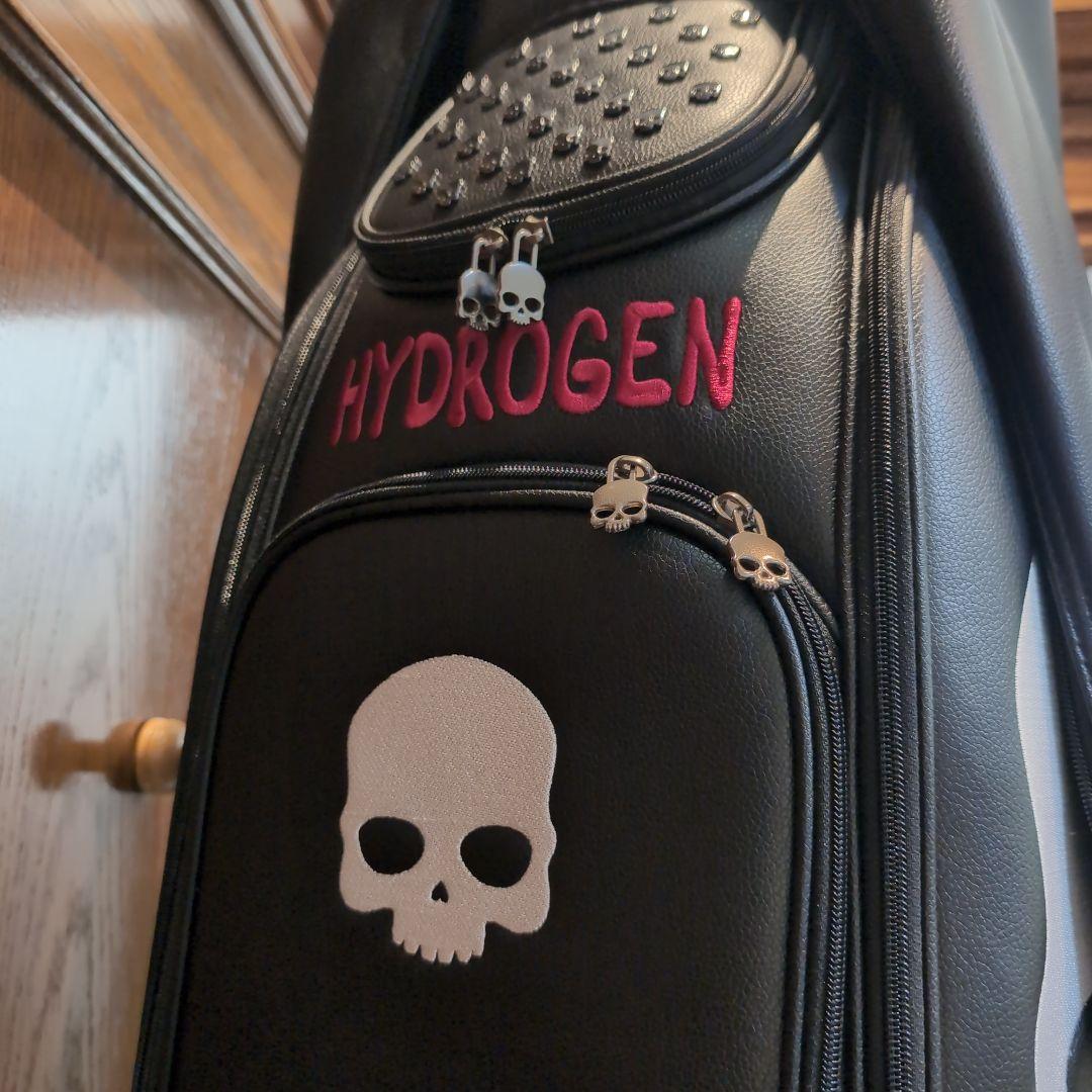 あ*様 HYDROGEN スカルデザイン キャディバッグ