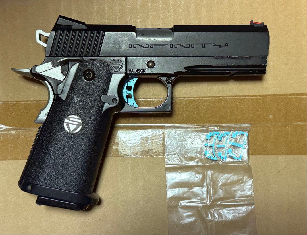 訳有 樹脂製 エアガン アクリル製集光サイト マルイ & WA 製 ハイキャパ