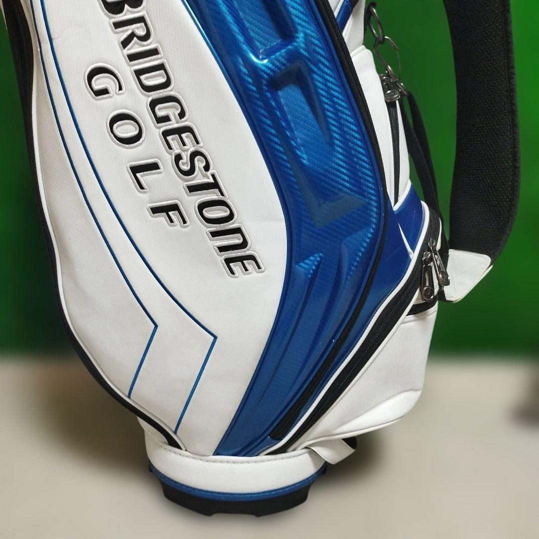 BRIDGESTONE ゴルフバッグ ホワイト/ブルー　int