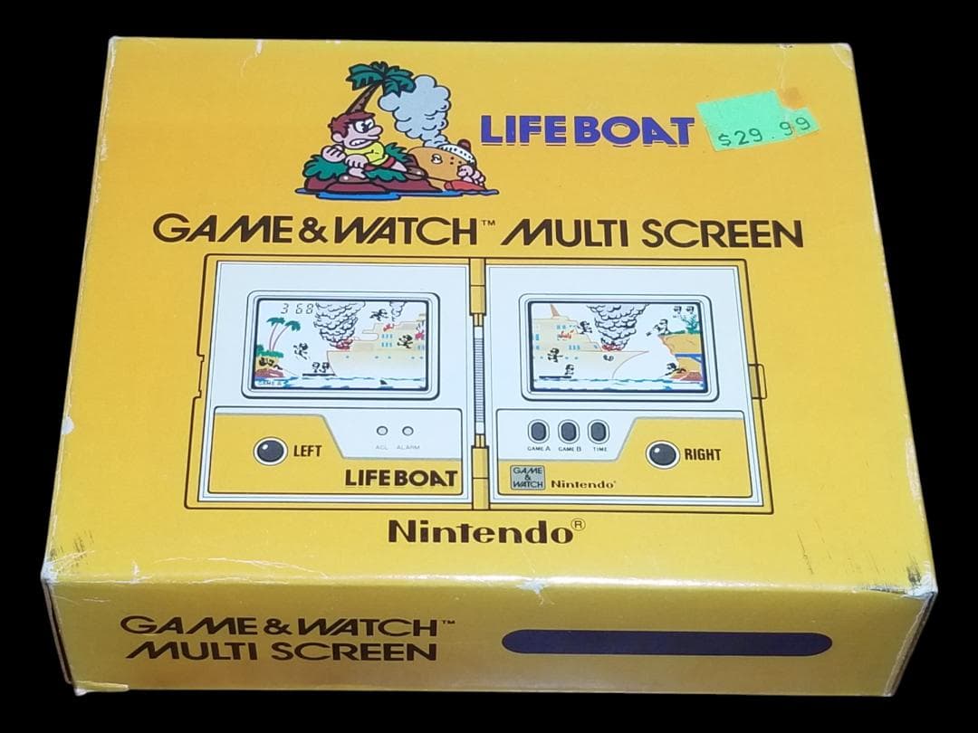 マ*0様 ⭐未使用⭐任天堂 ゲームウォッチ ライフボート TC-58 箱にキズあ