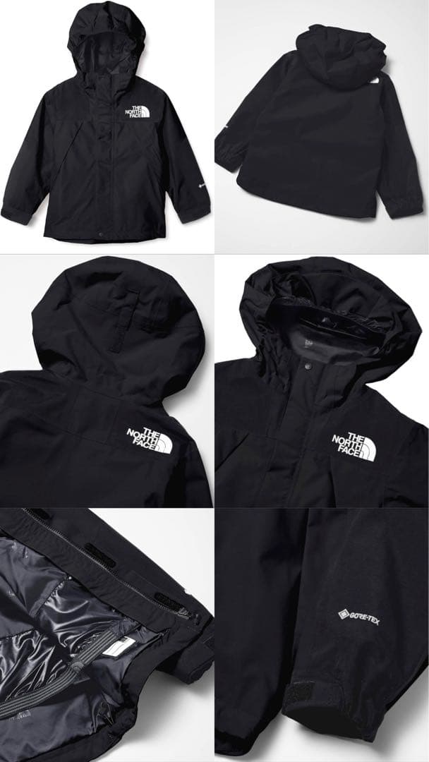 THE NORTH FACE スノーボードウェア3点セットブラックGORETEX