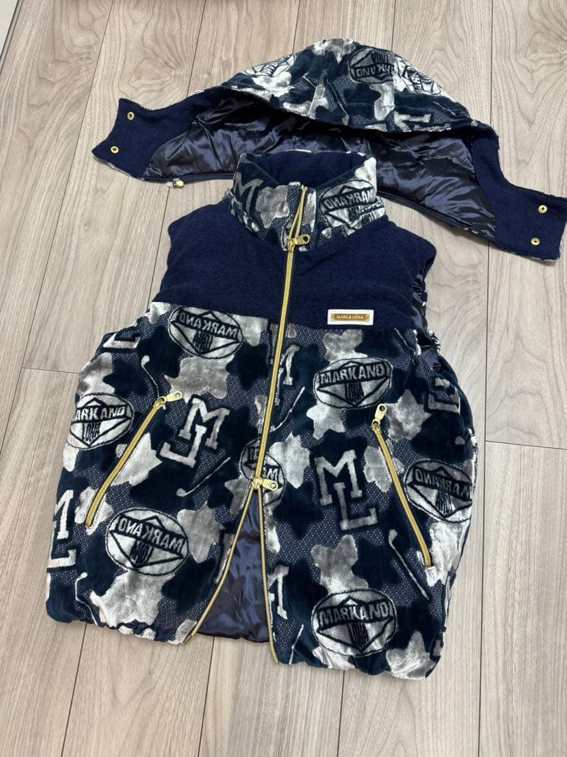 未使用　マークアンドロナ　ダウン　ベスト　S