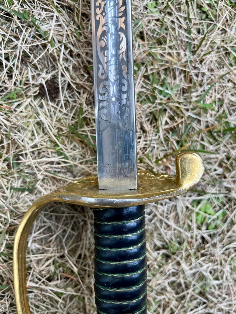 米軍放出品 希少品 式典用サーベル 模造刀 鞘付 30インチ 全長90.5cm