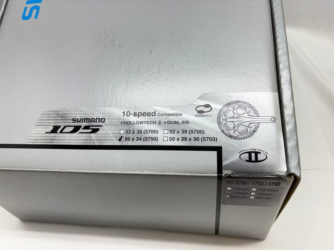 f*3様 シマノ 105 FC-5750-L 50/34T クランク