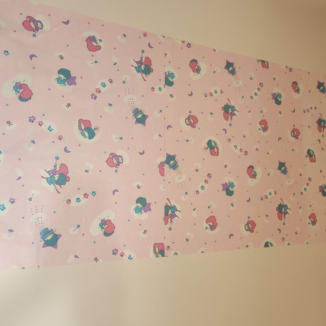 レトロサンリオキャラクター　インテリアシート　COTTON FLOWER