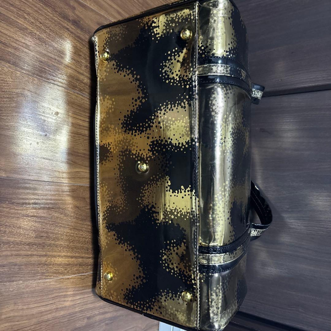 【ほぼ未使用】MARK & LONA ボストンバッグ ゴールド