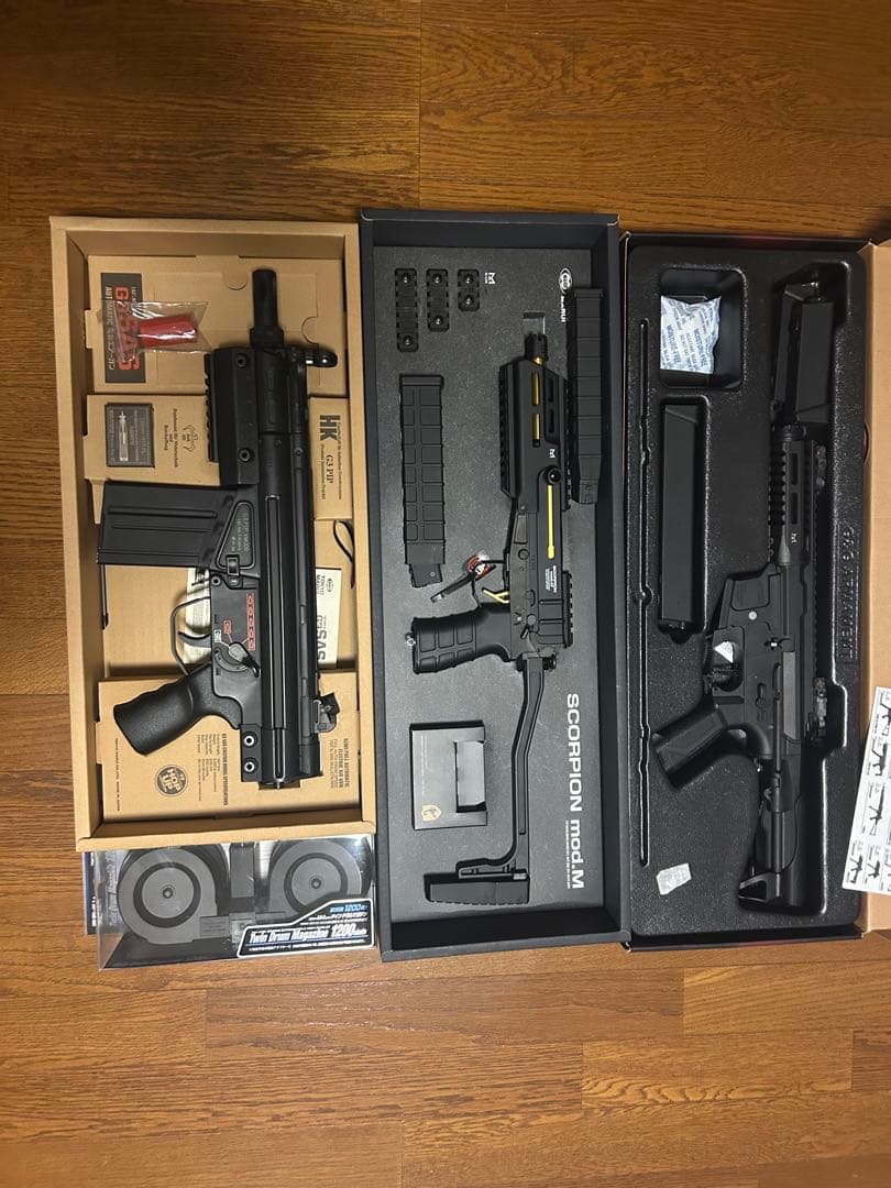 G3SAS & Scorpion mod.M &G&G ARP9 バラ売り可能