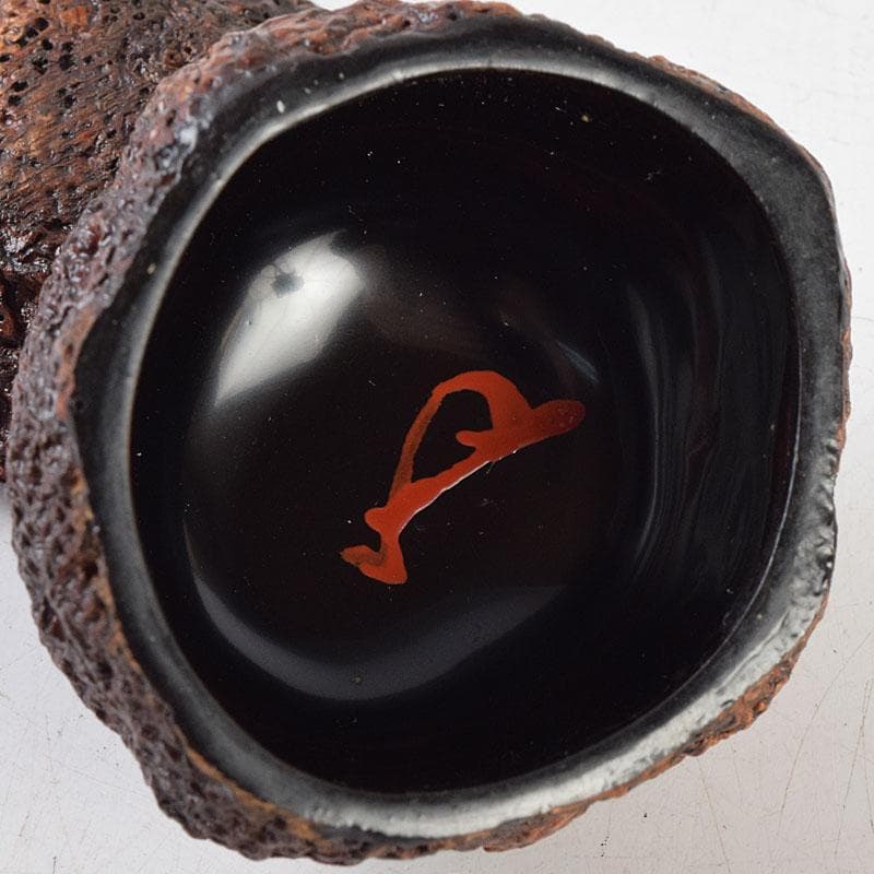 茶道具　輪島塗　川岸充雅作　柚子香合　共布共箱　V　9160