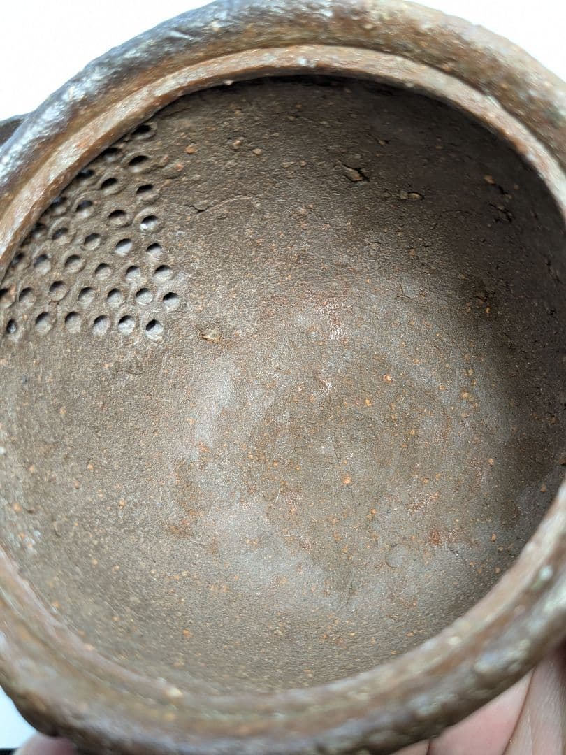 森風来 備前焼 手造り宝瓶 用心箱合布 霊芝摘み 煎茶道具 煎茶器 食器 在銘