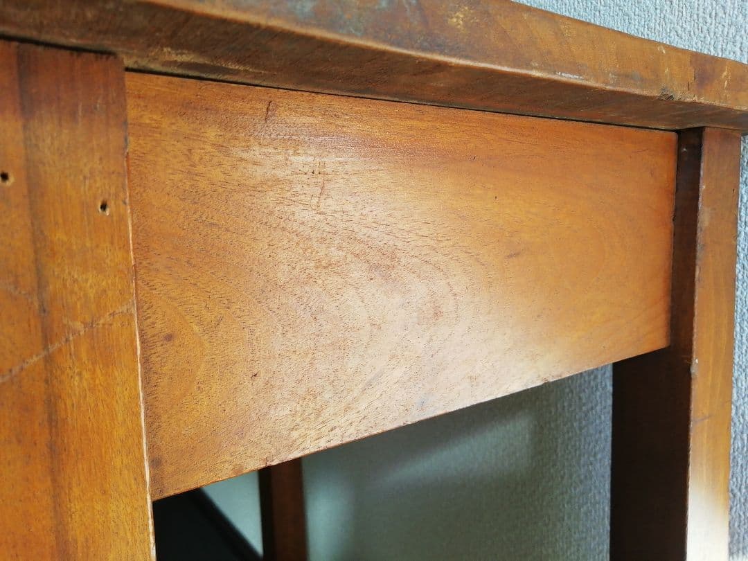 昭和レトロ　木製文机　小学校机　アンティーク家具