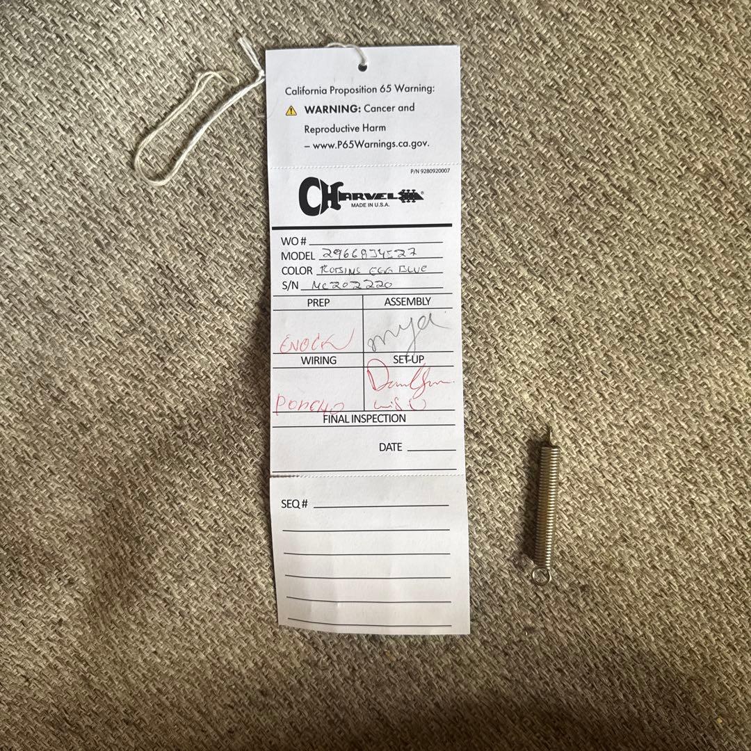 ベ*ト様 ハードロック　メタラー御用達 シャーベル　フロイドローズ付きストラト