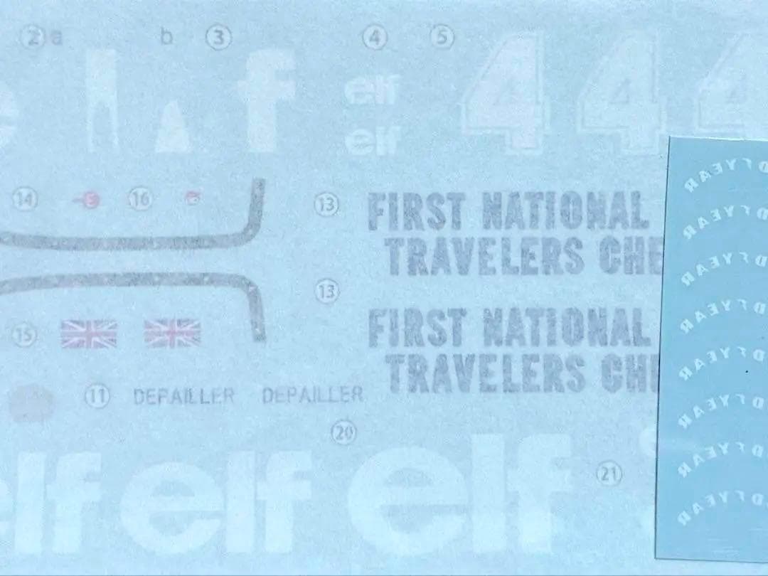 初版品 フジミ 1/20 タイレルP34/2 ドゥパイエ車 1977年 日本GP