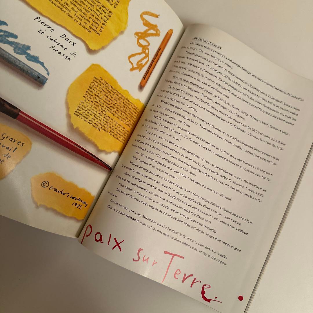 VOGUE PARIS PAR DAVID HOCKNEY 1988 日本版