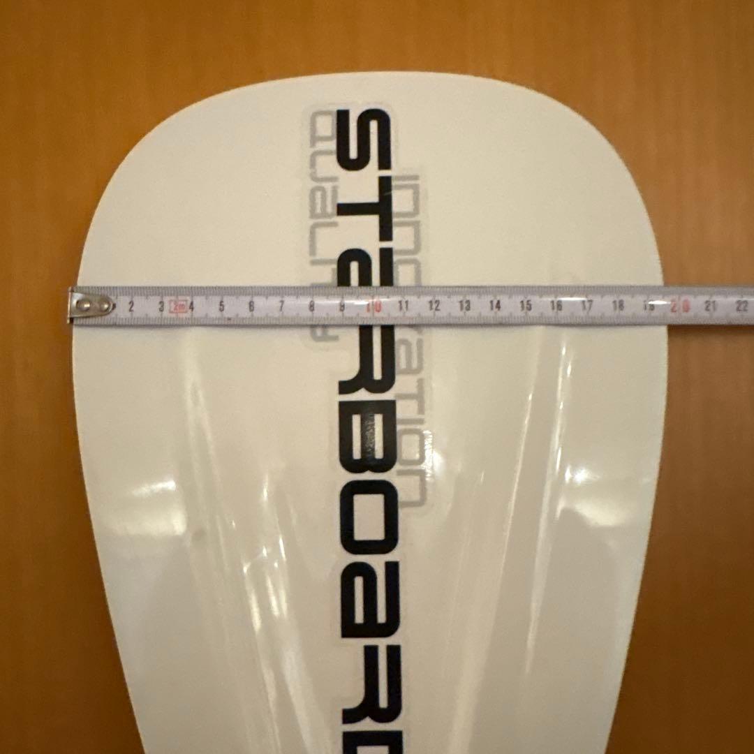 STARBOARD スターボード★パドル　ハイブリッドカーボン白×黒